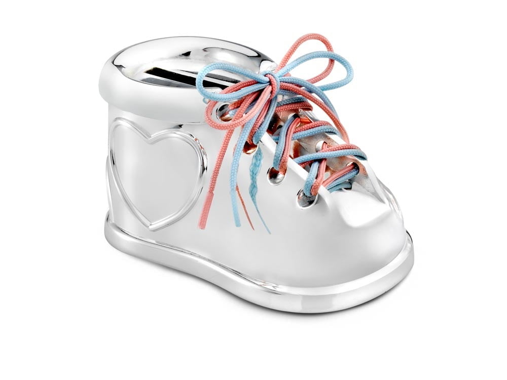 Zilveren Schoenen set tanden/haar doosje - Afbeelding 3
