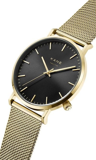 Kaizen editions| Gold Club Gold Mesh Kane horloge - Juwelier Emo