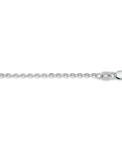 14 Karaat Witgouden Anker Ketting 1.6mm - 42CM