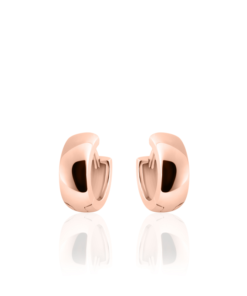 Creolen Zilver - Rosékleurig - Breedte 5 MM - Diameter 13.5 MM