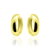 Creolen Zilver - Goudkleurig - Breedte 5 MM - Diameter 22 MM