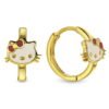 14 Karaat Gouden Hello Kitty Oorbellen - 12mm - Juwelier Emo