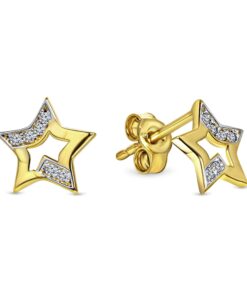 Hart Oorstekers Goud 14 Karaat - 8.5 MM