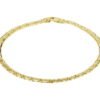 14 Karaat Gouden Fantasie armband - Lengte 19cm