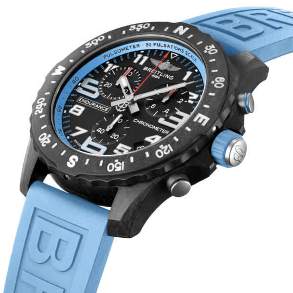 Breitling Endurance Pro 44mm Baby Blauw - LIST PRICE € 3550,- (DISCOUNT 15%) - Afbeelding 2