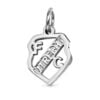 FC Utrecht Hanger Zilver 925 - SMALL - Breedte 1.5 CM - Lengte 1.5 CM