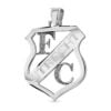 FC Utrecht Hanger Zilver 925 - LARGE - Breedte 3 CM - Lengte 3 CM