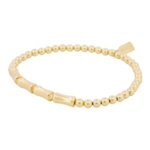 PScallme - BAR BAMBOO GOLD COLOURED - Sterling Zilver 925
