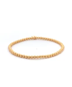PScallme - BASIC GOLD COLOURED 3MM - Sterling Zilver 925