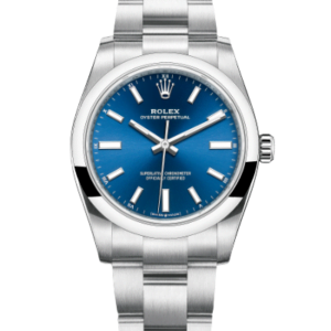Rolex Oyster Perpetual Date 124200 Blue Dial 34 MM - NEW 2022