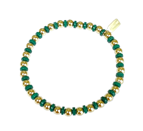 PScallme - MIX 5MM GREEN GOLD COLOURED