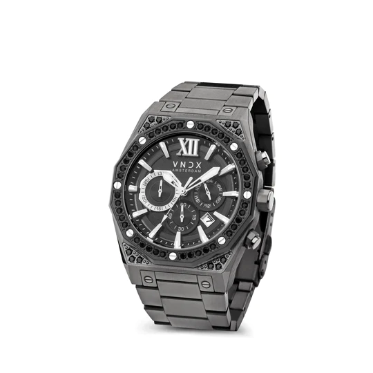 VNDX Wise Man Steel Stones Grijs - 46 mm - Afbeelding 2