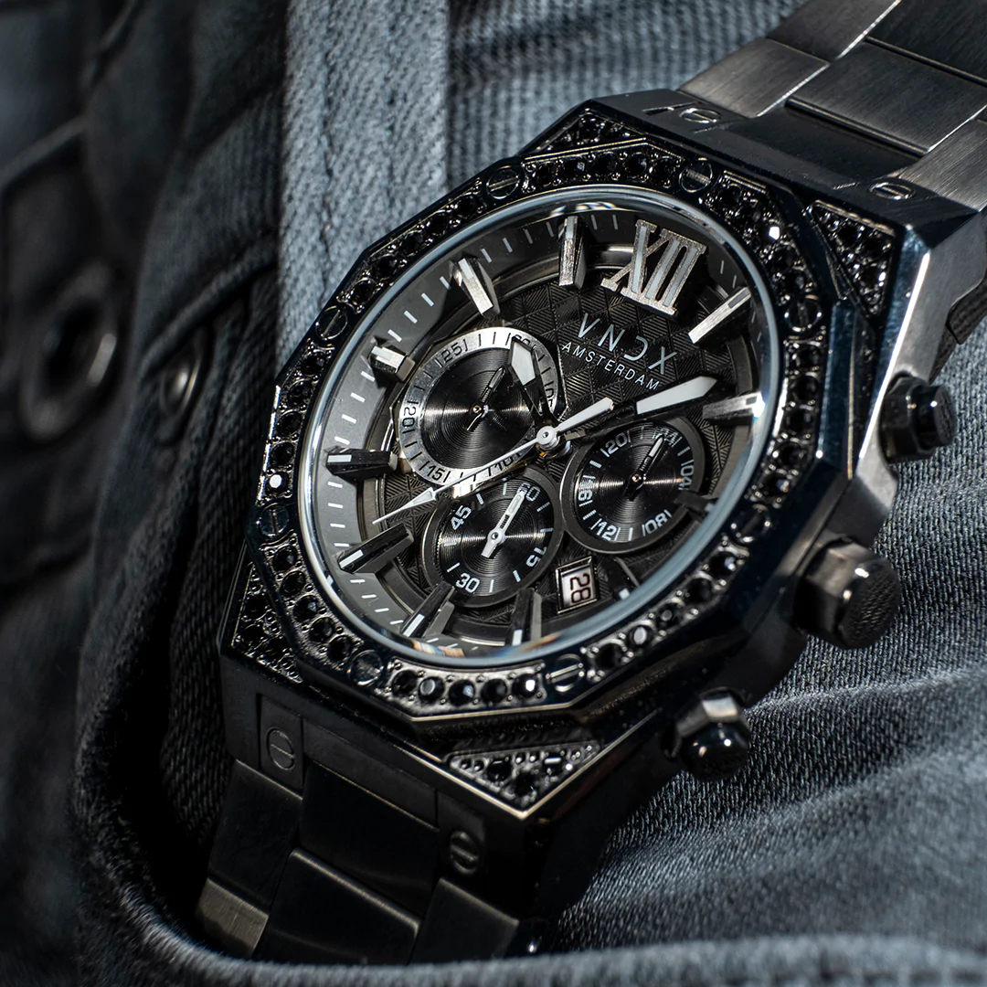 VNDX Wise Man Steel Stones Grijs - 46 mm - Afbeelding 3