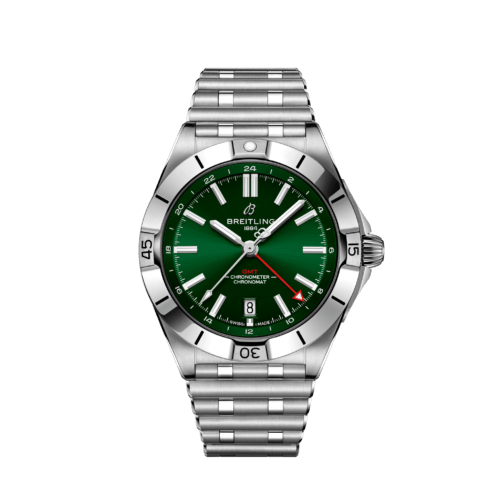 Breitling CHRONOMAT AUTOMATIC GMT 40 GREEN DIAL - NEW 2023 - LIST PRICE € 5550