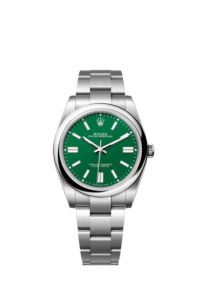 Rolex Oyster Perpetual Date 124300 Green Dial 41MM - NEW 2022