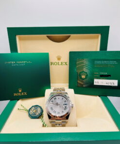 Alternative view of Rolex Datejust 126334 Wimbledon Dial Oyster 41MM - NEW 2023