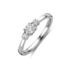 14 Karaat Witgouden Ring Lab Grown Diamanten