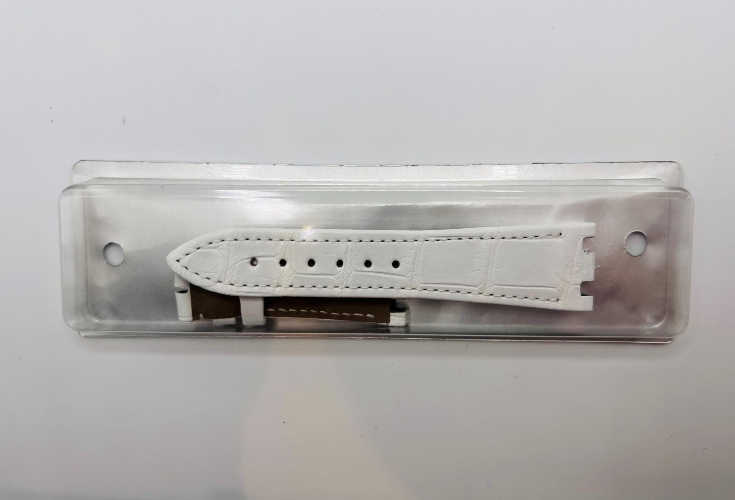 Audemars Piguet Royal Oak 67601ST Strap - XS White Crocodile