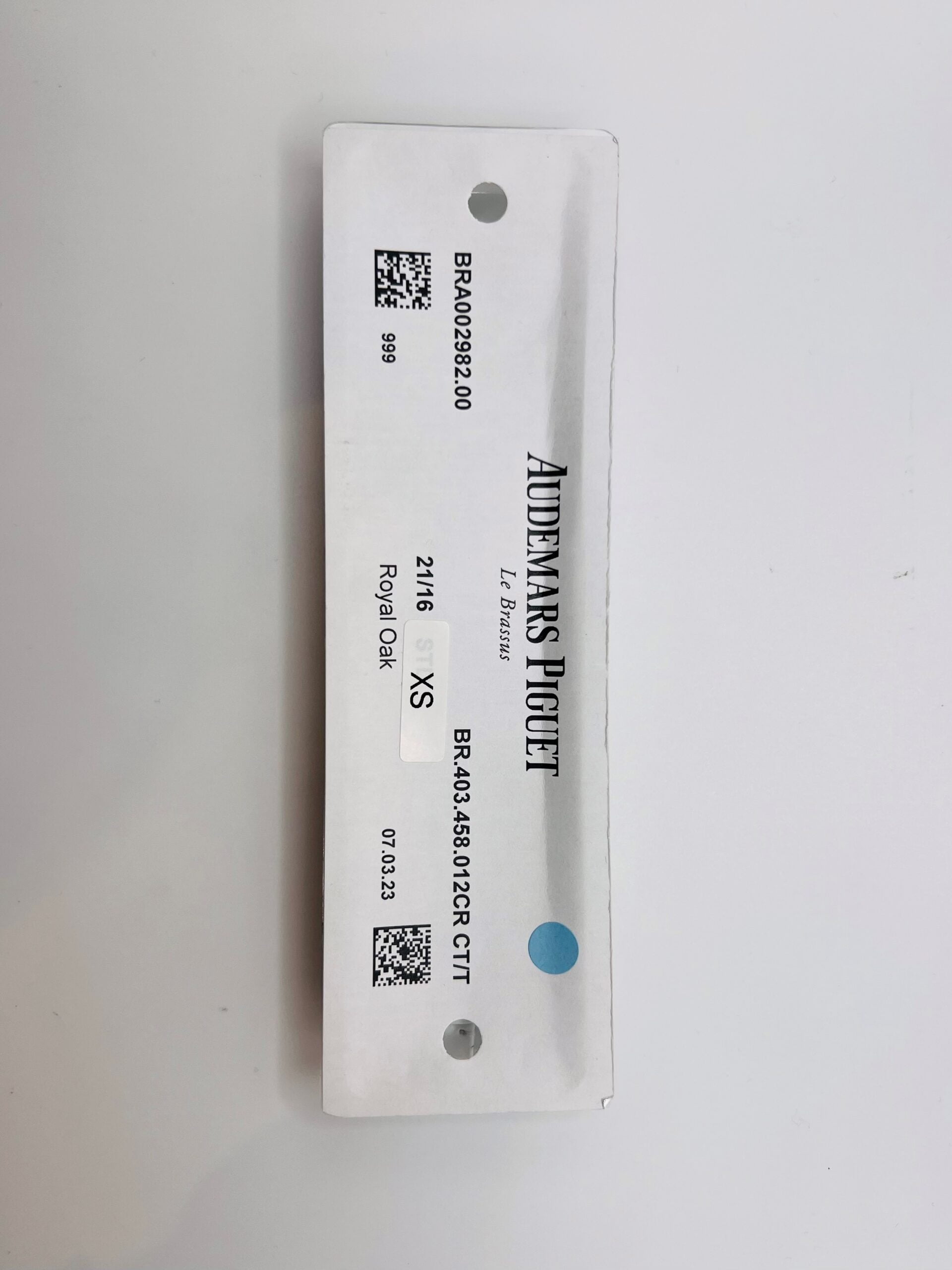 Audemars Piguet Royal Oak 67601ST Strap - XS White Crocodile - Afbeelding 2