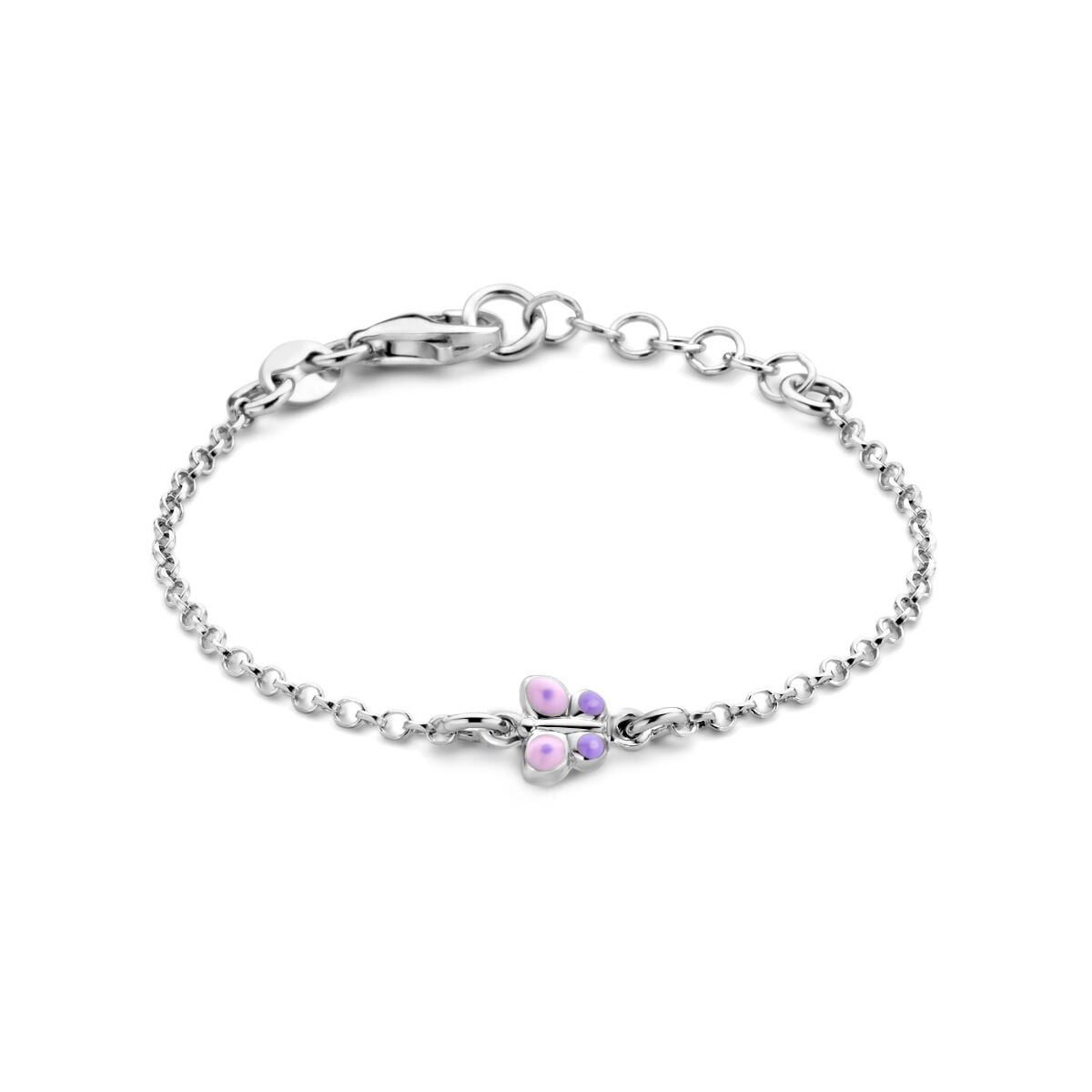 armband vlinder 11 + 2 cm zilver 925