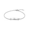 graveerarmband gourmet plaat 12 - 14 cm - Zilver 925