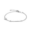 graveerarmband klavertje en plaat 3,5 mm 16 - 18 cm