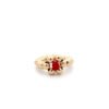 PScallme - RING FLOWERS NOËLLE RED GOLD COLOURED 6 CM