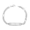 Graveerarmband Gourmet schakel plaat 8.3 mm - 21 cm - Zilver 925