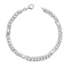Gourmette Met Valkenoog armband Zilver 925 Gerhodineerd - 5.5mm breed