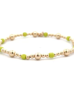 PScallme - MIX LIGHT GREEN BASIC GOLD COLOURED