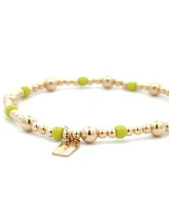 PScallme - MIX LIGHT GREEN BASIC GOLD COLOURED