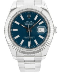 Rolex Datejust 116334 Blue Dial Oyster 41 MM - WORN 2015