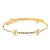 PScallme - BANGLE ZIRKON ROUND GOLD COLOURED