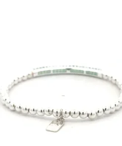 PScallme - BAR GREEN DARK STERLING SILVER 925