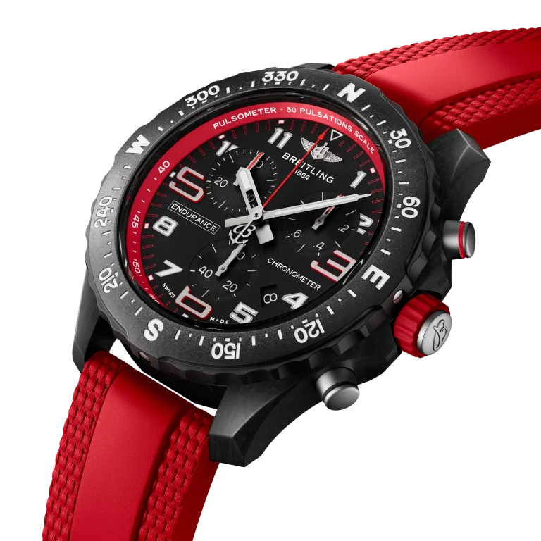 Breitling Endurance Pro 38mm Rood - LIST PRICE € 3450,- (DISCOUNT 15%) - Afbeelding 2