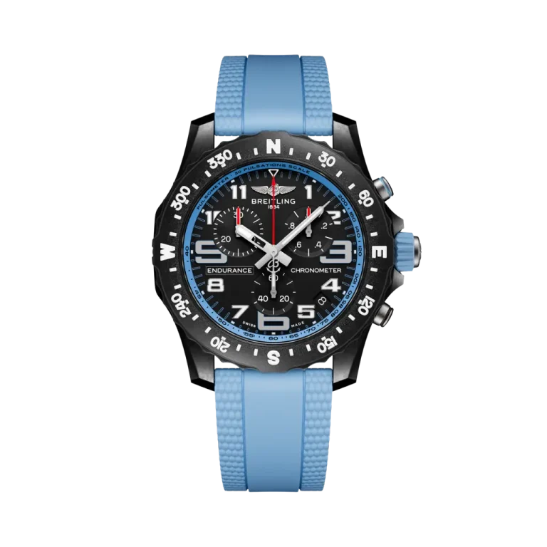 Breitling Endurance Pro 44mm Baby Blauw - LIST PRICE € 3600,- (DISCOUNT 15%)