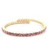 PScallme - BANGLE ROUND PINK GOLDPLATED