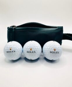 Rolex Golfballen Reiszakje donker groen - NIEUW Origineel