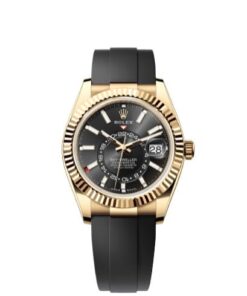 Rolex Skydweller 326238 Black Dial Oysterflex 42mm - NEW 2022 (Full Stickers)