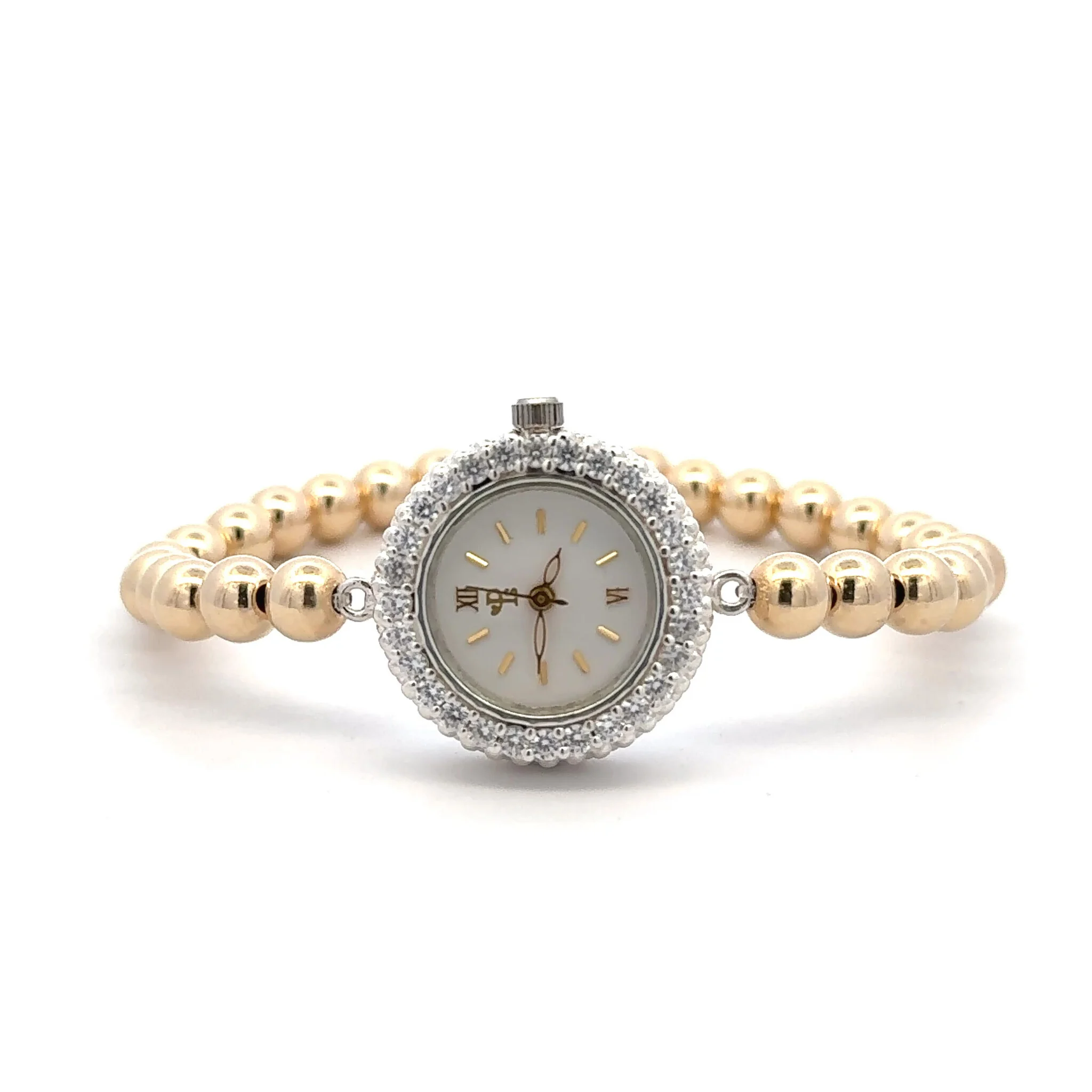 PScallme - Watch silver 6mm gold coloured