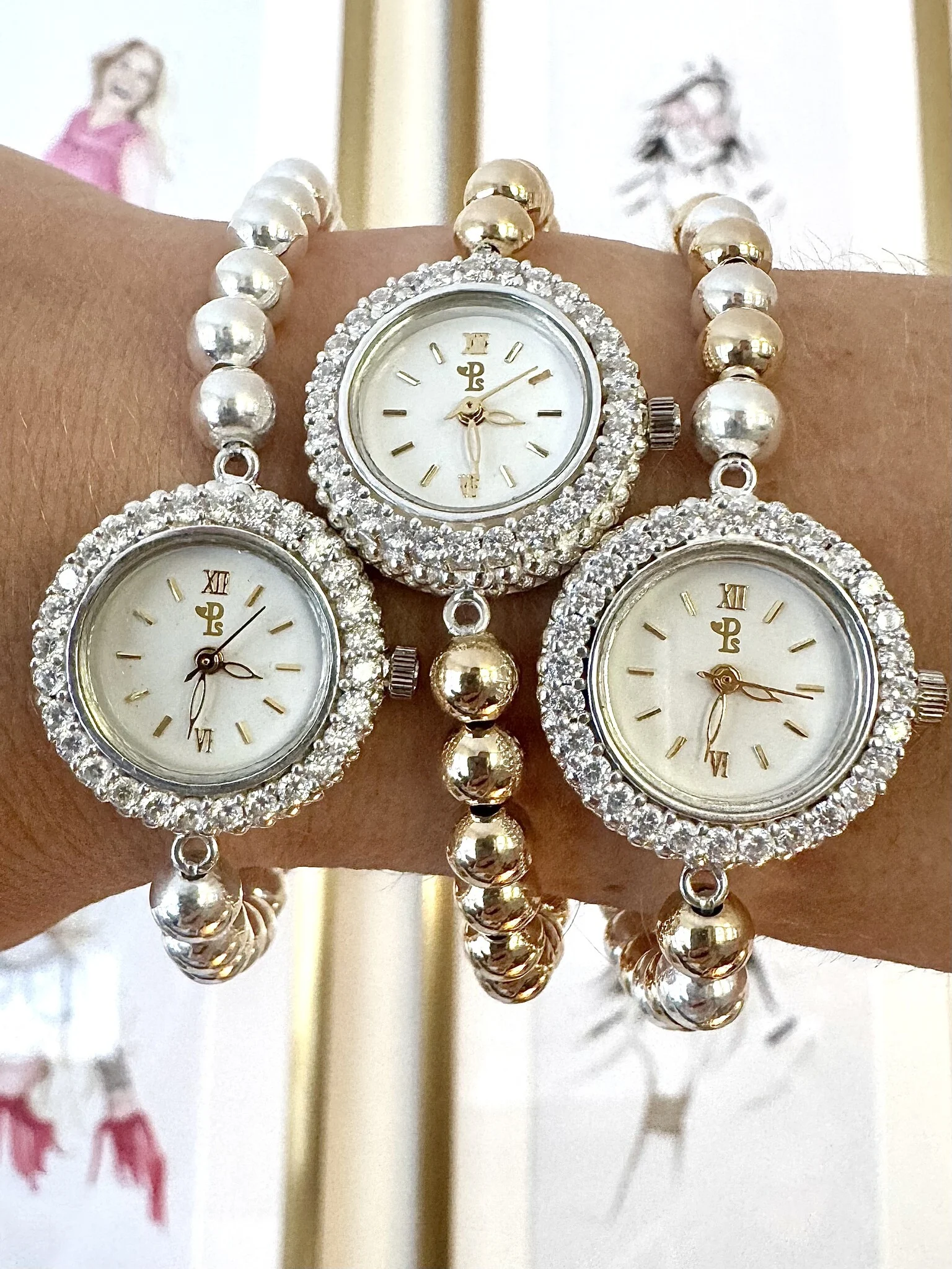PScallme - Watch silver 6mm sterling silver 925 - Afbeelding 2