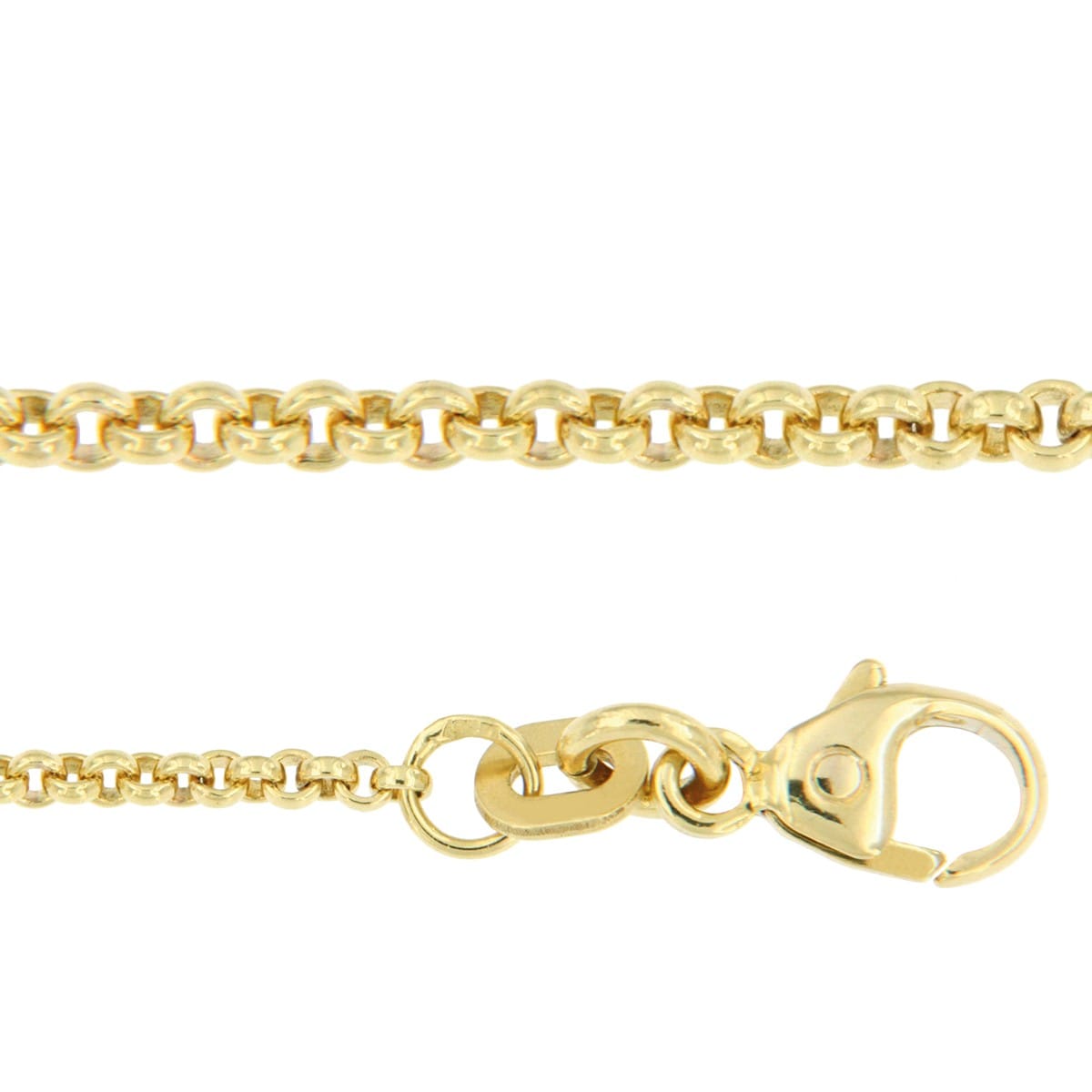 14 Karaat Geelgouden Ketting Jasseron schakel 2.0 mm Breed - 45 CM