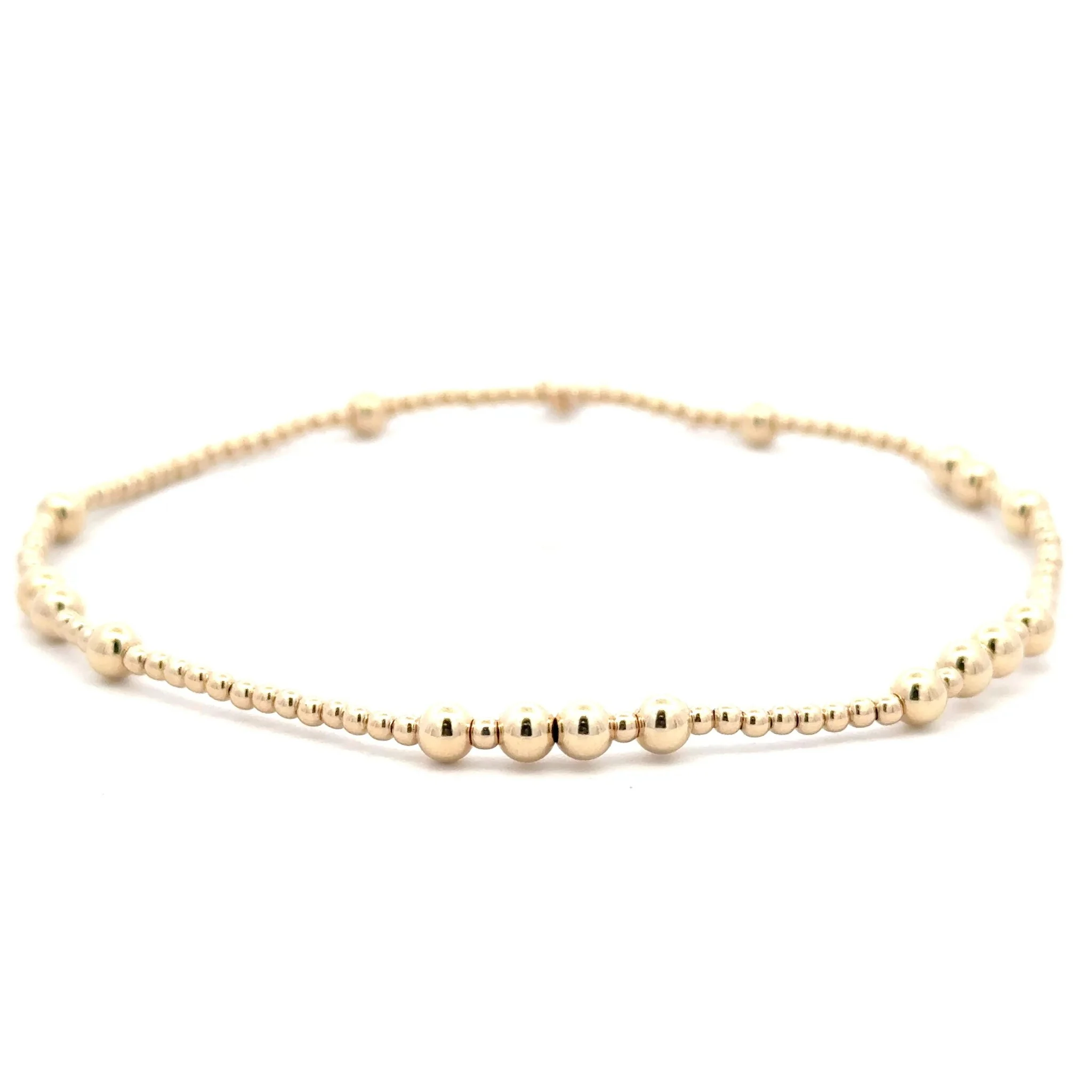 PScallme - Anklet four 3 gold coloured