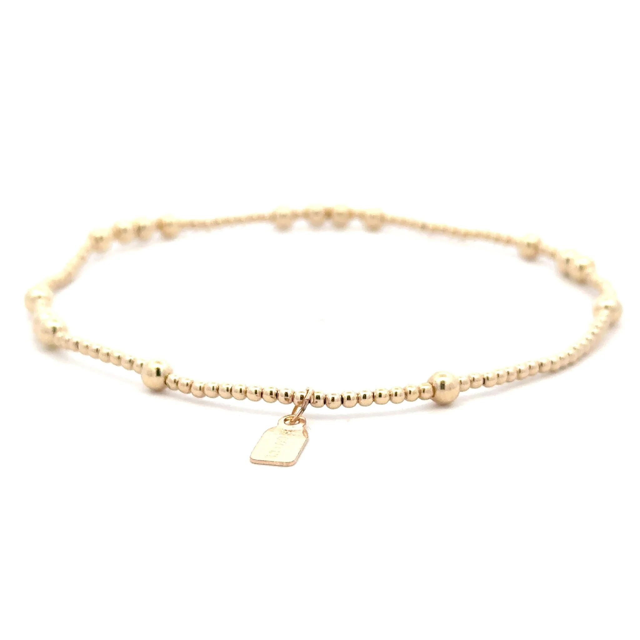 PScallme - Anklet four 3 gold coloured