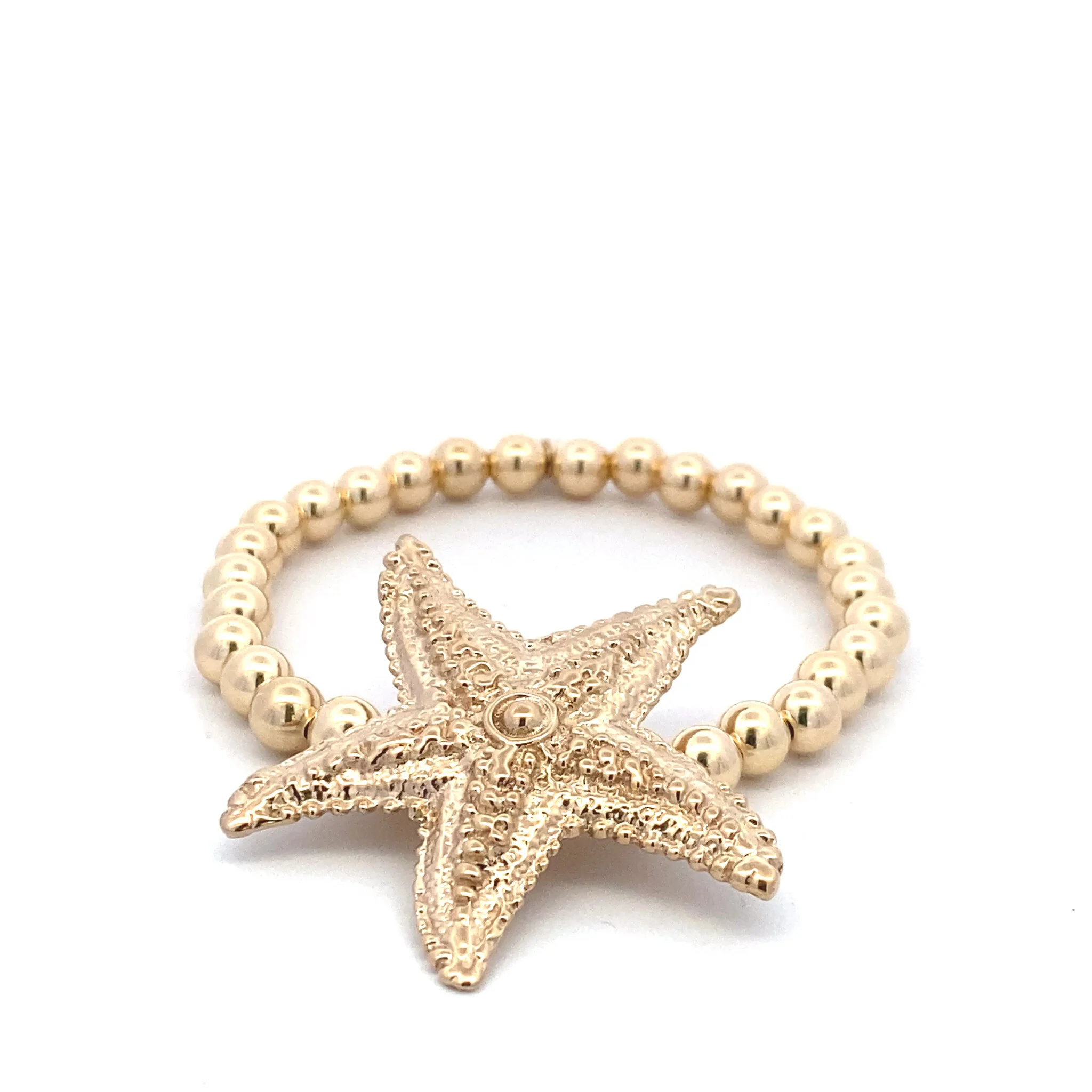 Scallme - Starfish big gold coloured