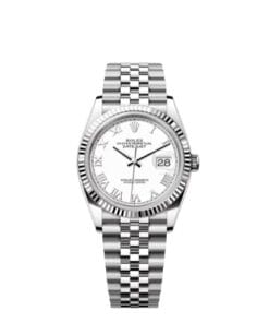 Rolex Datejust 126234 White Roman Dial Jubilee 36MM - NEW 2024