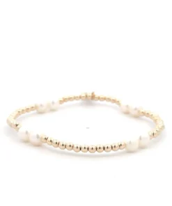 PScallme - Four pearl gold coloured