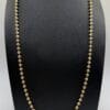 14 Karaat Geelgouden Balletjes Ketting 0.6 mm Breed - 60 CM