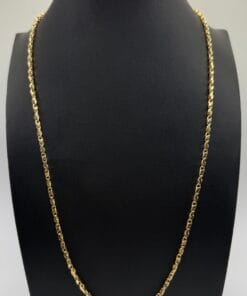 14 Karaat Geelgouden Heren Fantasie Ketting 2.4mm Breed - 70 CM