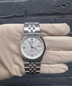 Alternative view of Rolex Land-Dweller 127334 White Honeycomb Dial - NEW 2026